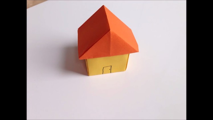 EASY ORIGAMI PAPER HOUSE | KIDS CRAFTS | PAPER CRAFTS | hOW TO MAKE PAPER hOUSE