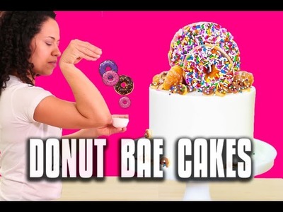 How To Be The Salt Bae of Donuts - Make MEGA DONUT CAKES for National Donut Day!