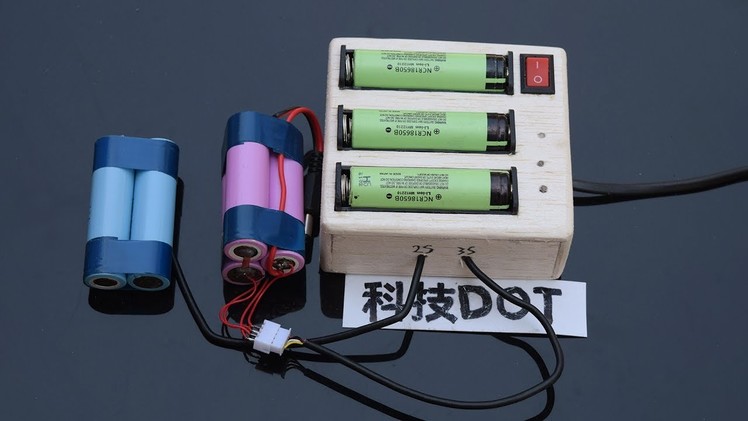 How to make 2S 3S Balanced Battery Charger at home DIY实用18650串联12V平衡充电器