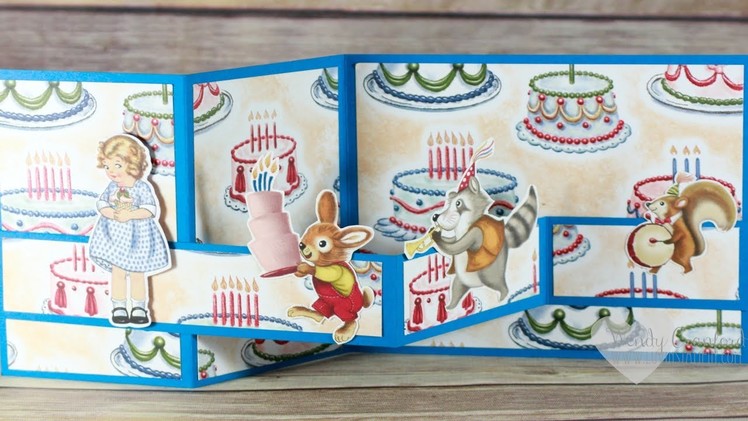 How To Make a Basic Z Fold Card feat. Birthday Memories Bundle