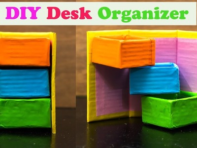 How To Make A Cardboard Desk Organizer