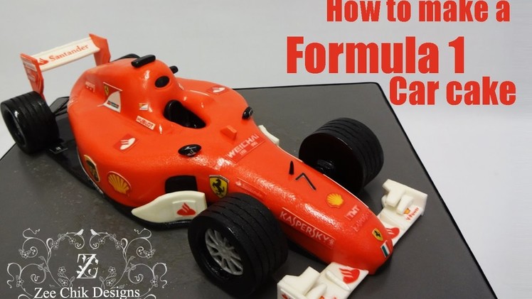 How to make a formula 1 car cake