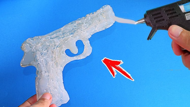 How To Make a GUN with Hot Glue Gun