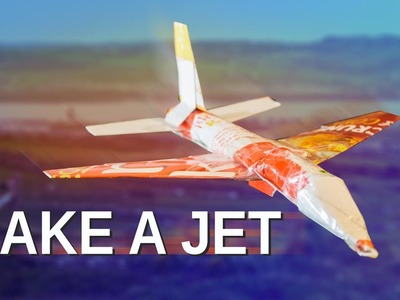 How to make a JET airplane out of a cereal box