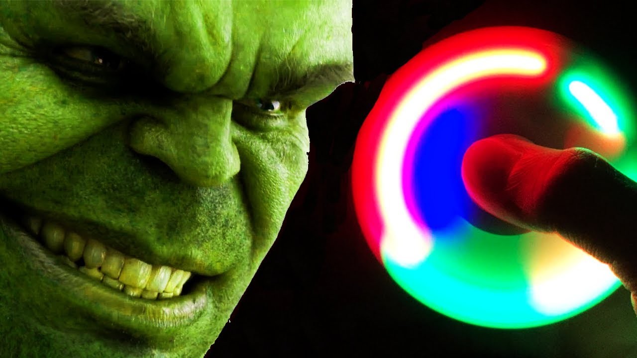 How To Make A LED Hand Spinner - Made By HULK