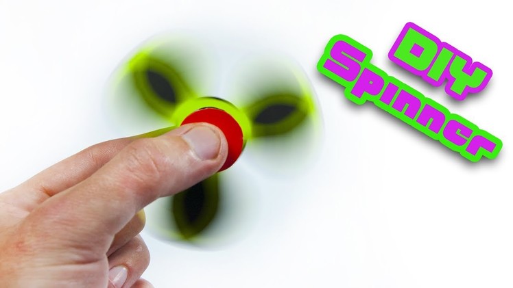 How to make a paper fidget spinner | DIY FIDGET SPINNER