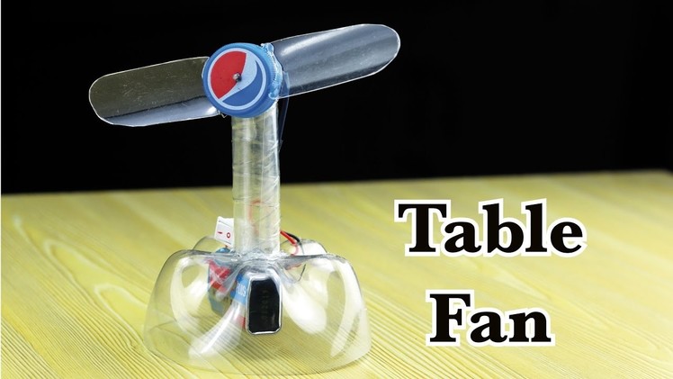 How to make a Table Fan Totally Made with Plastic Bottle - Easy Life Hacks