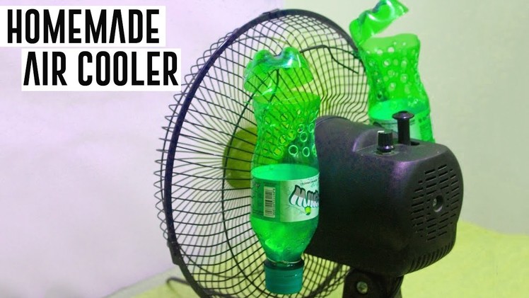 How To Make Air Cooler at Home Using Plastic Bottle