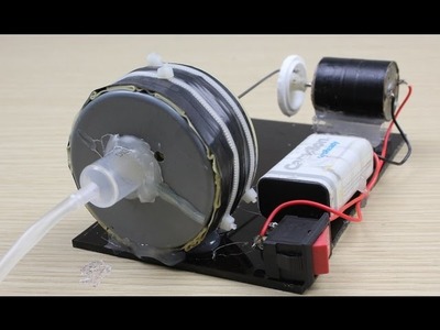 How to Make an Air Pump - Diy a simple membrane air pump using Motor and PVC Pipe