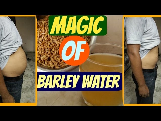 How to Make BARLEY WATER for WEIGHT LOSS in Hindi.Barley Water Preparation.MAGICAL DRINK.जौ  पानी