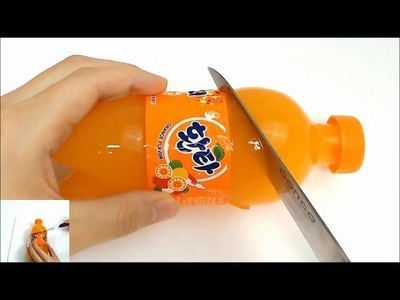 How To Make Fanta  Bottle Pudding Jelly DIY Cooking Surprise Fanta Jelly Recipe 토이조아