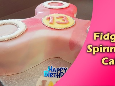 How to make fidget spinner cake.