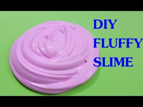 How To Make FLUFFY SLIME with Ingredient Easy ! DIY FLUFFY SLIME