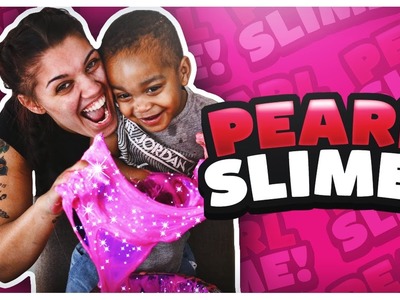 HOW TO MAKE GIANT PEARL SLIME | DIY SHINY SHIMMERY SQUISHY SLIME!!