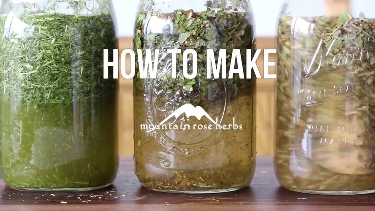 How  to Make Herbal Infusions