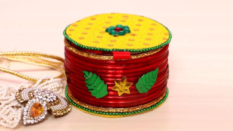 How To Make Jewelry Box | Jewellery Box Making at Home Using Bangles