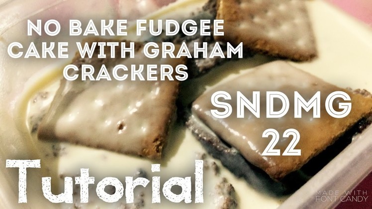 How to make No Bake Fudgee Cake with Graham Crackers (What kids can do on summer)(Philippines)