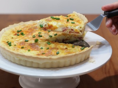 How to make Quiche - Easy Bacon and Cheese Breakfast Quiche Recipe
