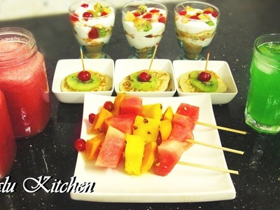 How to Make Simple Iftar Breakfast. Fruit Platter. Nombuthura