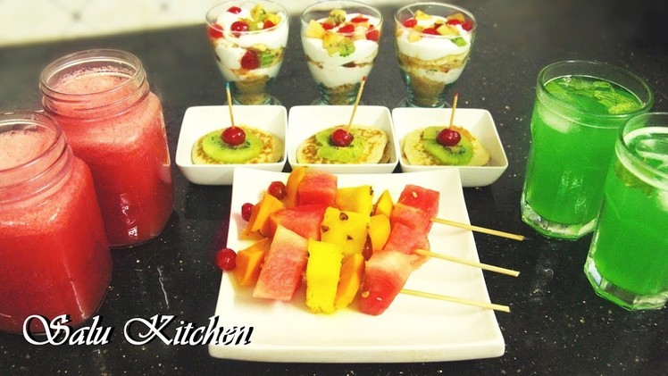 How to Make Simple Iftar Breakfast. Fruit Platter. Nombuthura
