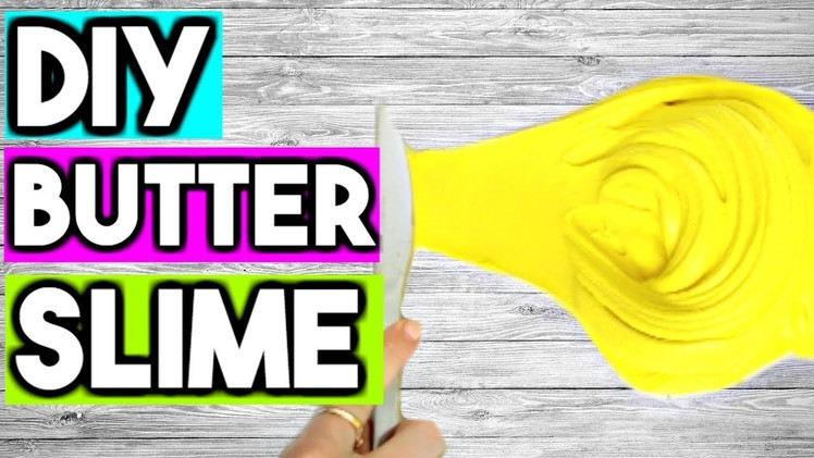 How to Make Slime WITHOUT Glue or Borax! How to Make Butter Slime WITHOUT Glue OR Cornstarch!