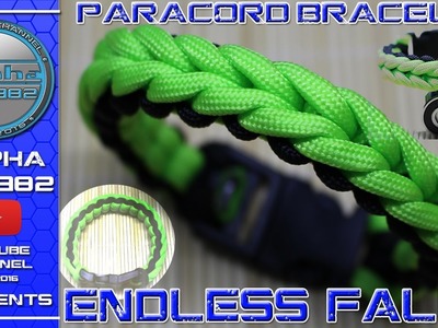 How To Make The Endless Falls Paracord Survival Bracelet With Buckle Fast Easy Simple