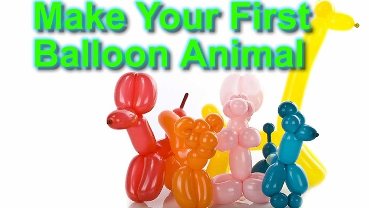 How to Make Your First Balloon Animal - The Beginner's Guide
