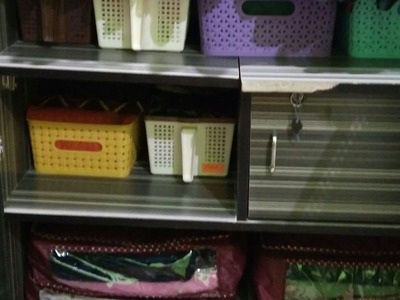 How to Organize Saree Cabinet - Konmari Method Saree Closet Organisation