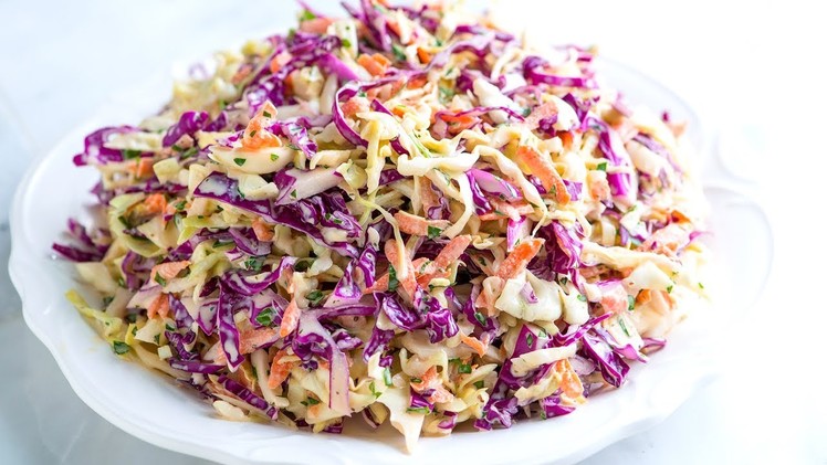 Seriously Good Homemade Coleslaw Recipe - How to Make Coleslaw From Scratch
