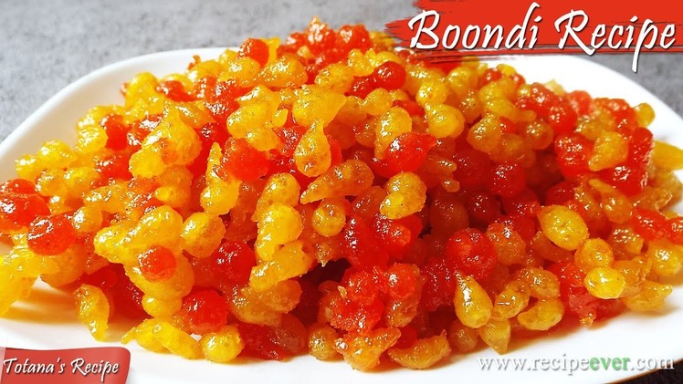Sweet Boondi Recipe | How to Make Boondi | Boondi Sweet | Bengali Sweets \ Desserts - Bonde Recipe