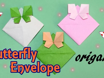 Awesome Origami Butterfly Envelope Tutorial | How to Make a Paper Butterfly Envelope Only One Paper