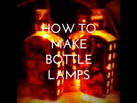 DIY -  EASY BOTTLE LAMPS | HOW TO MAKE BOTTLE LAMPS (With pictures)