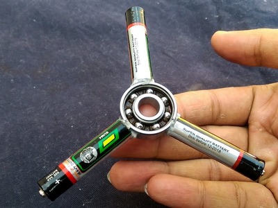 DIY Fidget Spinner How To Make Fidget Spinner with batteries 2