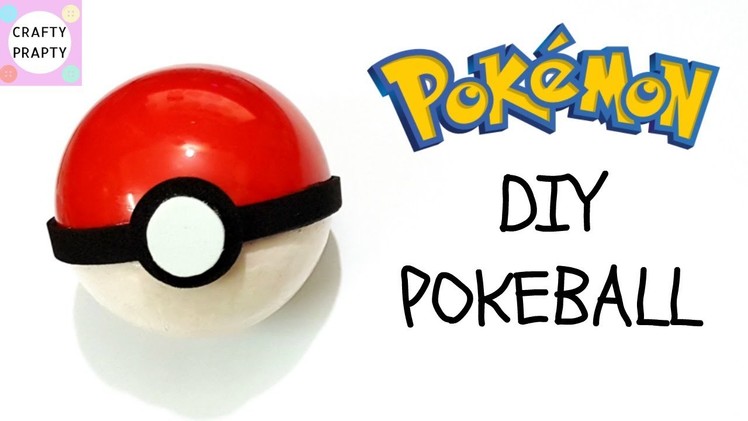DIY How to make Pokeball.Pokemon.Pokemon go