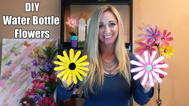 DIY Water Bottle Flowers - How to make Water Bottle Flowers
