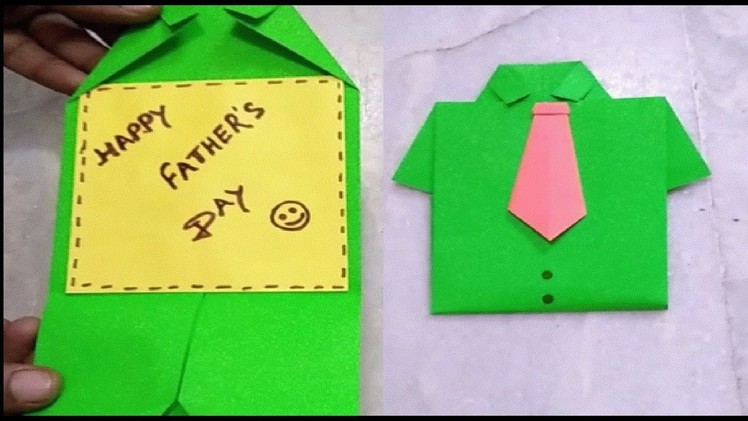 Father's Day Card: How to make Paper Shirt Card?