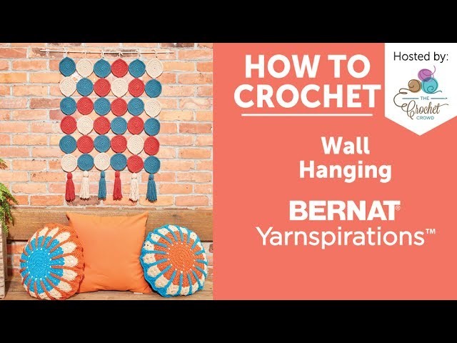 How to Crochet a Wall Hanging: Round In Circles Crochet Wall Hanging