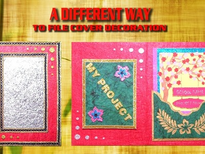 How to decorate project file cover easily || part - 2 ||