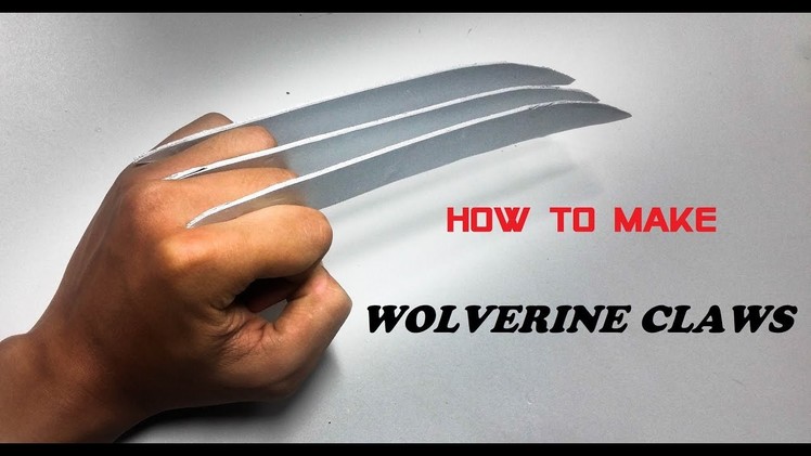 How to Made a Wolverine Claws (Logan)