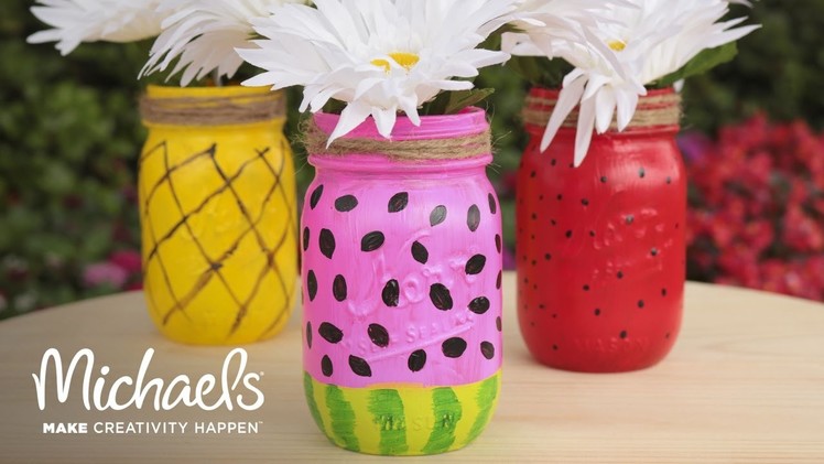How to Make a Fruit Mason Jar | Michaels