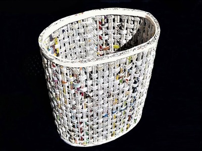 How To Make a Newspaper Basket | DIY Basket Making | Best out of waste