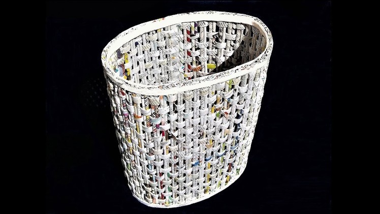 How To Make a Newspaper Basket | DIY Basket Making | Best out of waste