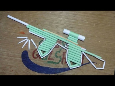 How To Make A  Paper Ak 47 That Shoots