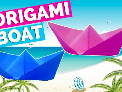 How to Make a Paper Boat That Floats on Water | Easy Origami Sailing Boat Tutorial | DIY Paper Craft