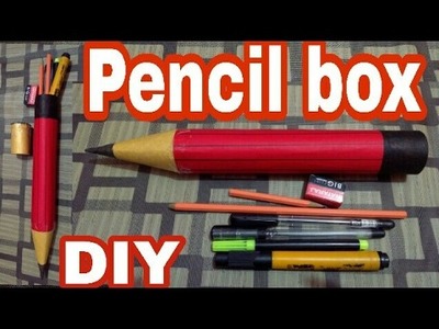 How to make a paper pencil box