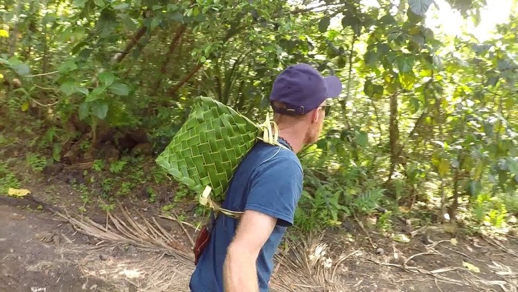 How To Make A Primitive Backpack In The Field