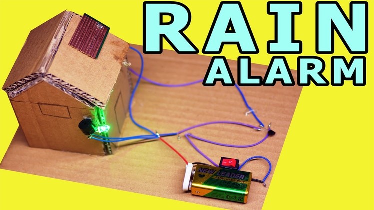 How to make a Rain Detactor at home - Life hacks