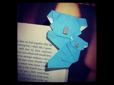 How to make bookmark [koala bookmark] |origami koala |origami animals