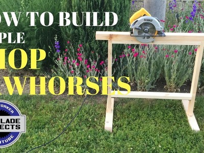 How to make EASY SHOP SAWHORSES