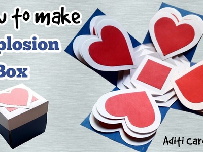 How to make Explosion box step by step | Raksha bandhan gift ideas | Handmade card for friend |